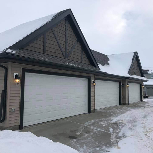 renovated garage exterior