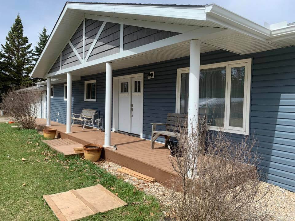 renovated home exterior